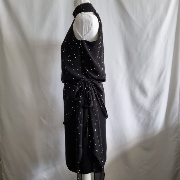 Joseph Ribkoff Polka Dot Sleeveless Dress Size 8 - Picture 2 of 13